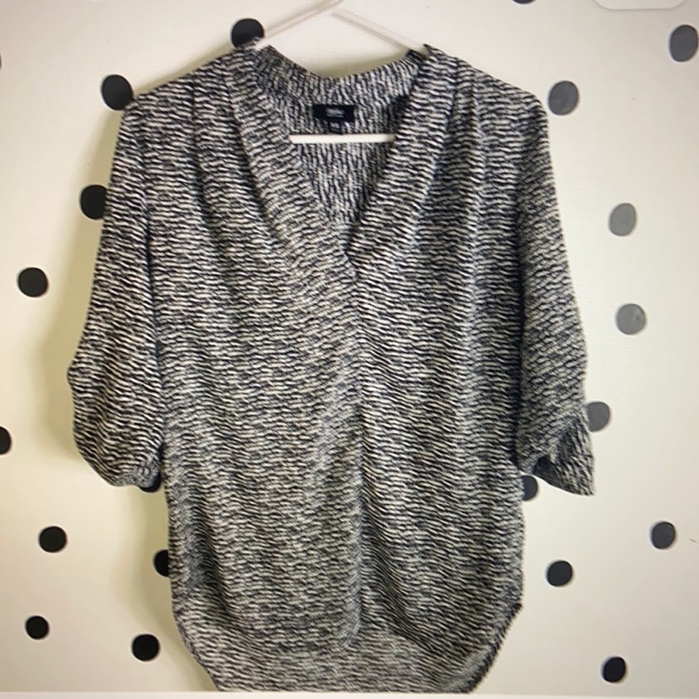 Mission black and white blouse - Picture 1 of 3